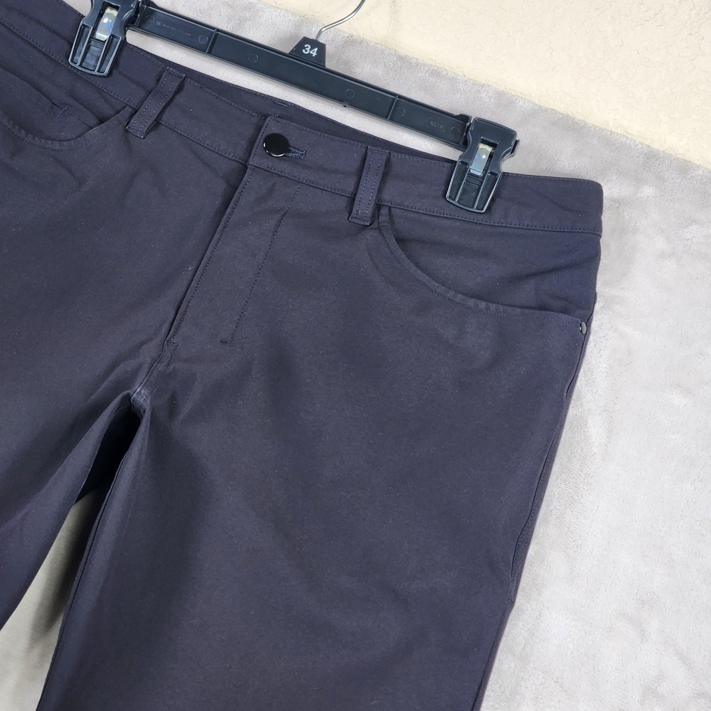 Lululemon Pants Mens 34x34 Gray 5 Pocket Stretch LM5426 Tech Chino Casual - Picture 6 of 13